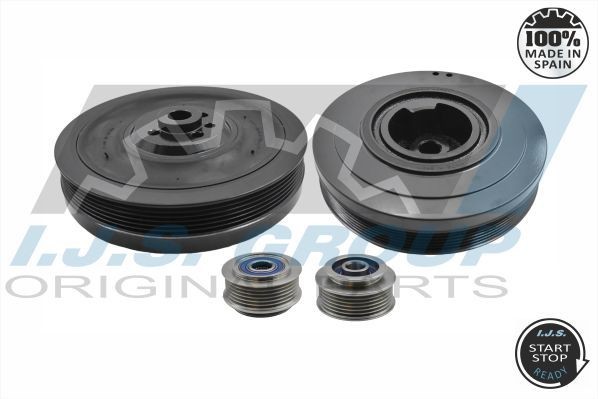 IJS GROUP Belt Pulley Set, crankshaft Article number: 17-1029KIT A cheaply