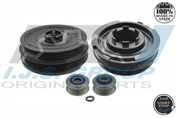 IJS GROUP Belt Pulley Set, crankshaft Article number: 17-1070KIT cheaply