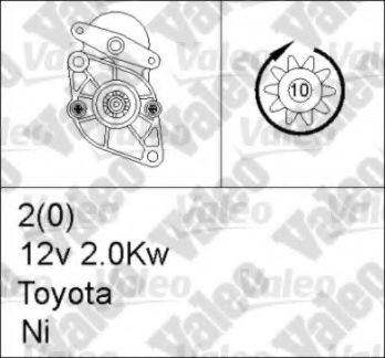 VALEO Starter Artikli number: 455602 soodsalt