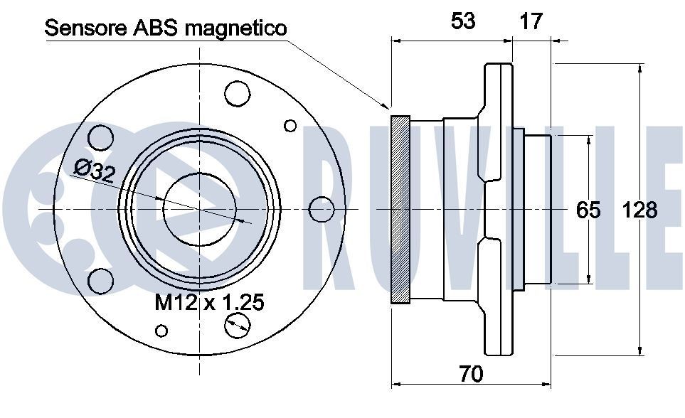RUVILLE Anti roll bar Article number: 918209 cheaply