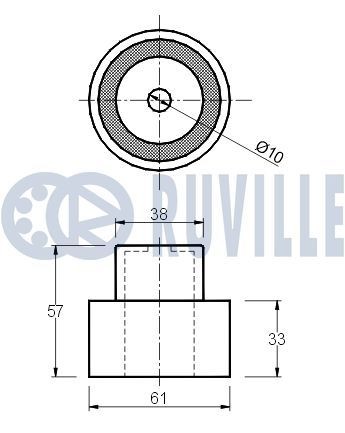 RUVILLE Soporte, parachoques Número de artículo: 915113 a buen precio