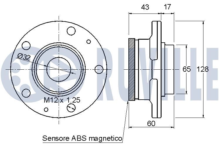 RUVILLE Axle bush Article number: 985155 cheaply