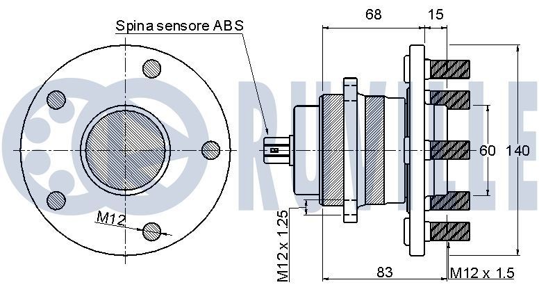 RUVILLE Axle bush Article number: 985174 cheaply