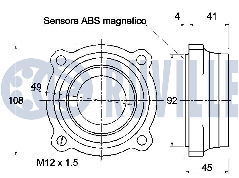 RUVILLE Axle bush Article number: 985530 cheaply