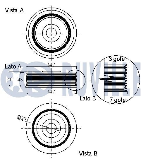 RUVILLE Kit braccio oscillante, Sospensione ruota Numero articolo: 935264S poco costoso