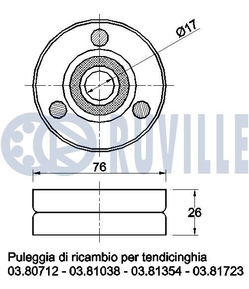 RUVILLE Veepump+ soonrihmakomplekt Artikli number: 55064801 soodsalt
