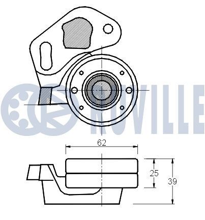 RUVILLE Timing chain kit Article number: 3451100S cheaply