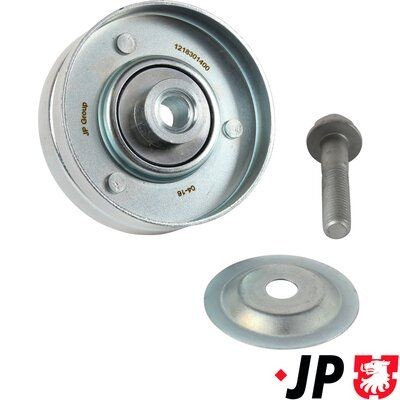JP GROUP Deflection / Guide Pulley, v-ribbed belt Article number: 1218301400 cheaply
