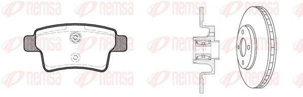 REMSA Brake discs and pads set Article number: 81241.20 cheaply