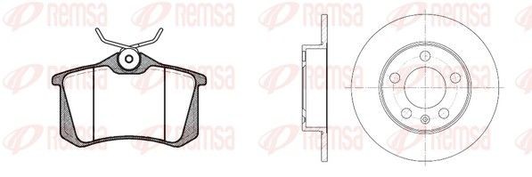 REMSA Brake discs and pads set Article number: 8263.01 cheaply