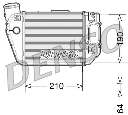 DENSO Intercooler număr articol: DIT02021 ieftin