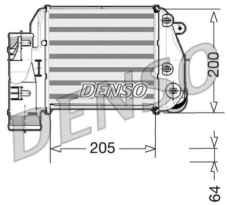 DENSO Intercooler Article number: DIT02025 cheaply