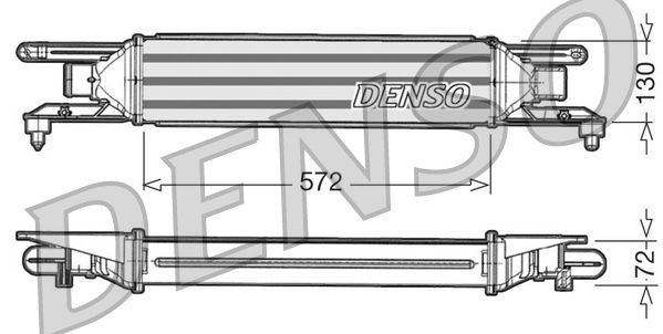 DENSO Intercooler Article number: DIT09105 cheaply