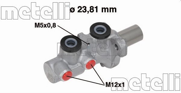 METELLI Brake master cylinder Article number: 05-0746 cheaply