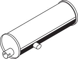 DINEX Midtre / bakre lydpotte artikkelnummer: 50357 billig