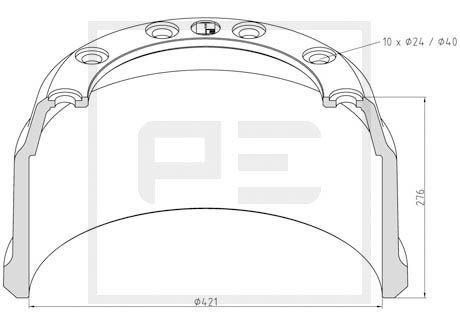 PETERS ENNEPETAL Gasket Set Article number: 186.010-00A cheaply