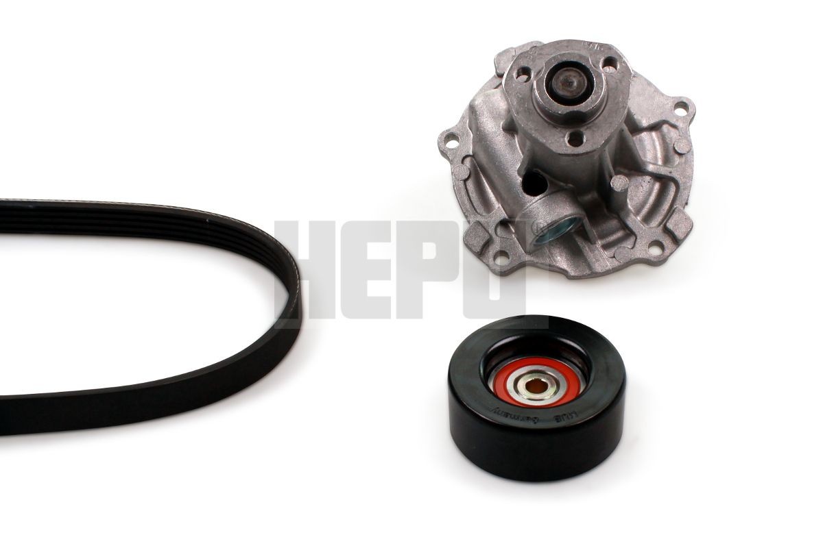 HEPU Water Pump + V-Ribbed Belt Kit Article number: PK05422 cheaply