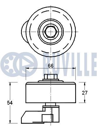 RUVILLE Axle bush Article number: 986624 cheaply