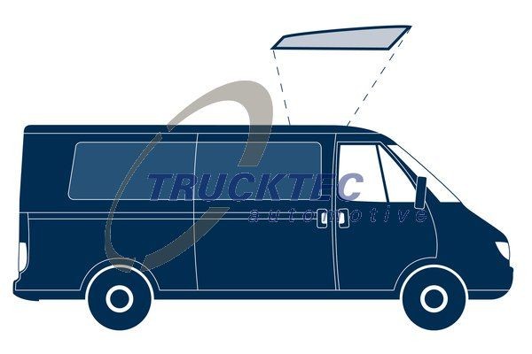 TRUCKTEC AUTOMOTIVE Sunroof seal Article number: 02.54.056 cheaply