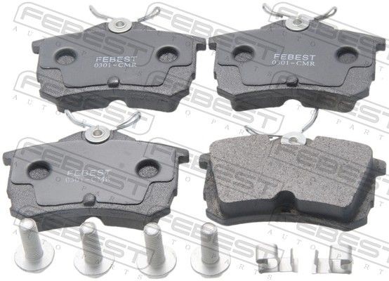FEBEST Brake pad set Article number: 0301-CMR cheaply