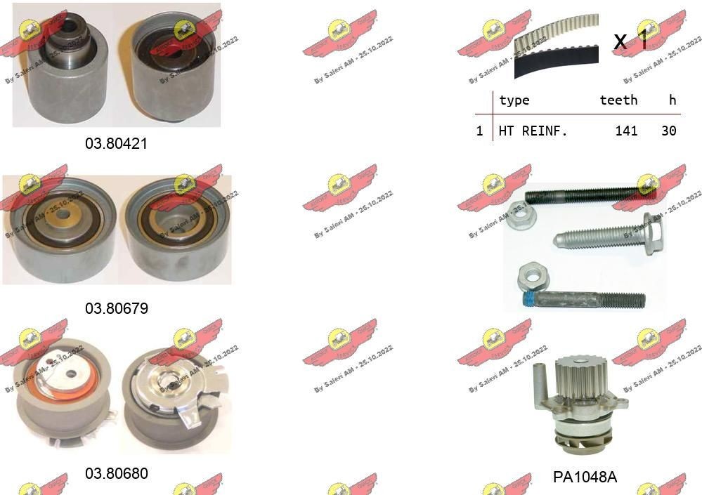 AUTOKIT Set curea de distributie număr articol: 04.5118PA ieftin