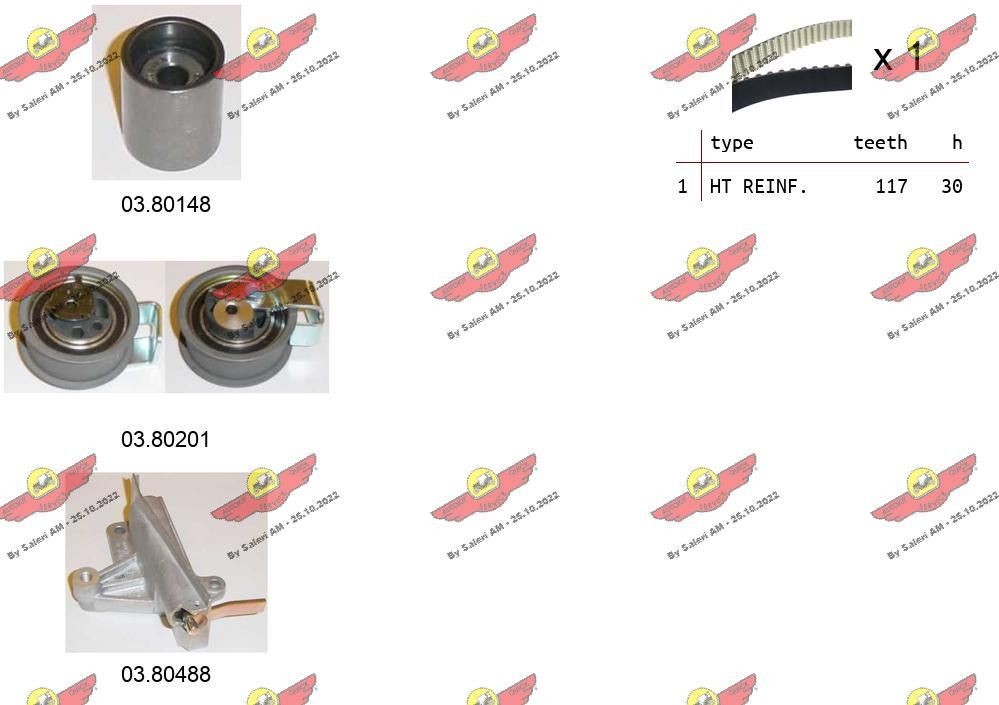 AUTOKIT Set curea de distributie număr articol: 04.5242 ieftin