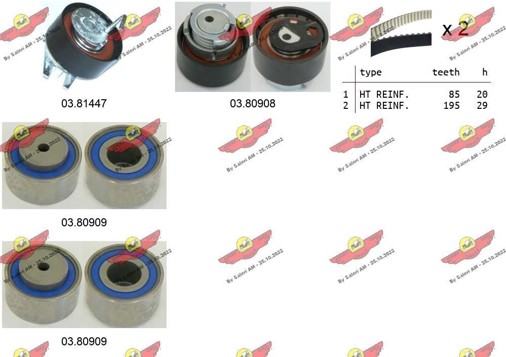 AUTOKIT Kit cinghia di distribuzione Numero articolo: 04.5301 poco costoso