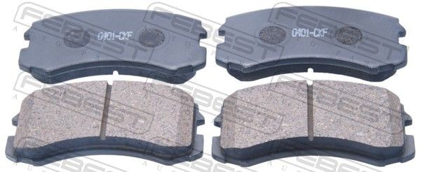 FEBEST Brake pad set Article number: 0401-CKF cheaply