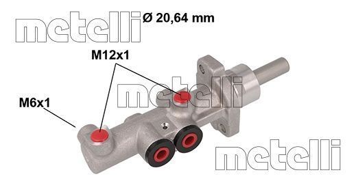 METELLI Brake master cylinder Article number: 05-0849 cheaply
