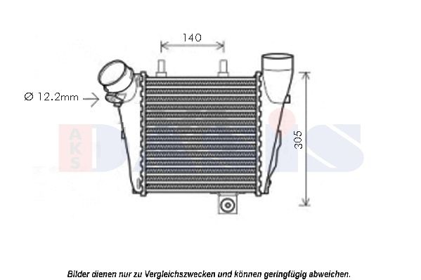 AKS DASIS EGR cooler Article number: 060068N cheaply