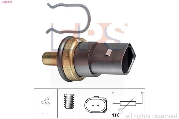 EPS Sensor, coolant temperature Article number: 1.830.278 cheaply