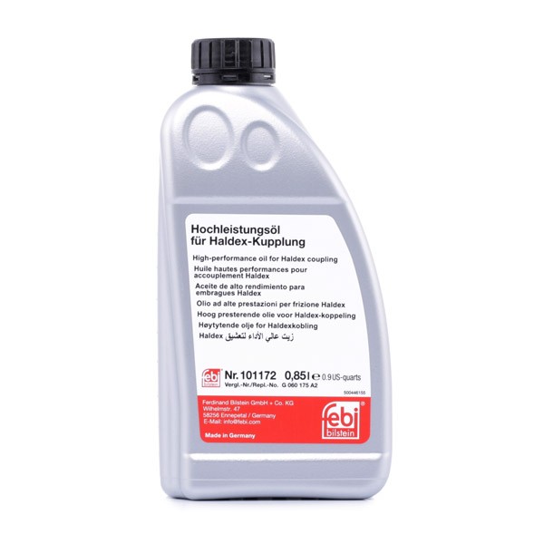 FEBI BILSTEIN Oil, Haldex coupling Article number: 101172 cheaply