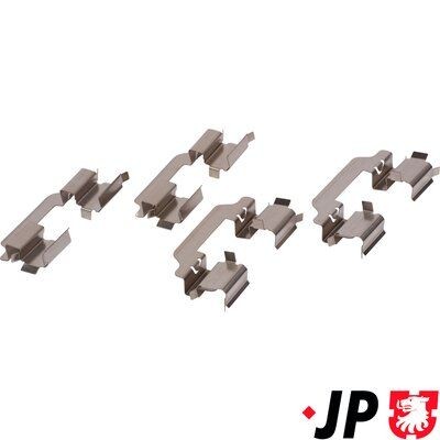 JP GROUP 1463650610 Accessory Kit, disc brake pads Convertible Cooper S 174 PS Petrol 2015