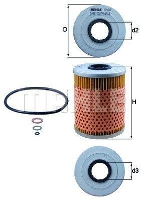 MAGNETI MARELLI Oliefilter Varenummer: 154074592660 billige