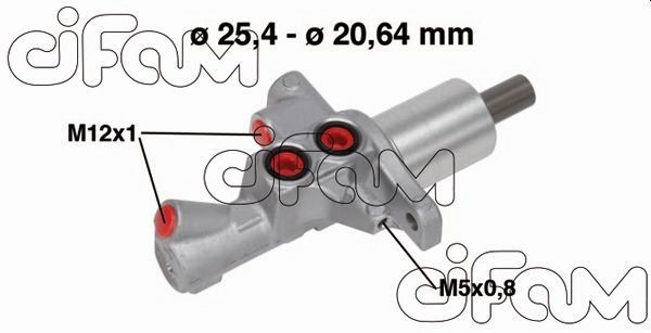 CIFAM Peapiduri silinder Artikli number: 202-748 soodsalt