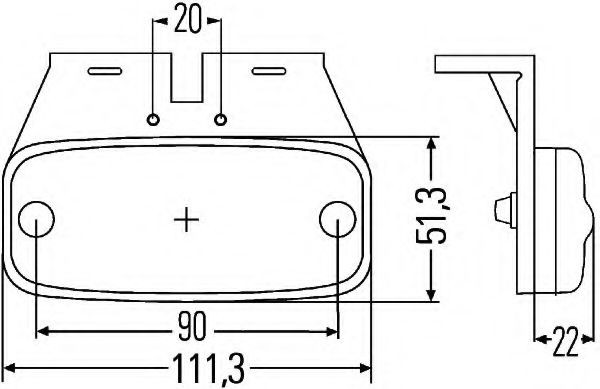 HELLA Πλευρικά φώτα αριθμός Άρθρου: 2PS 963 639-067 φθηνότερα