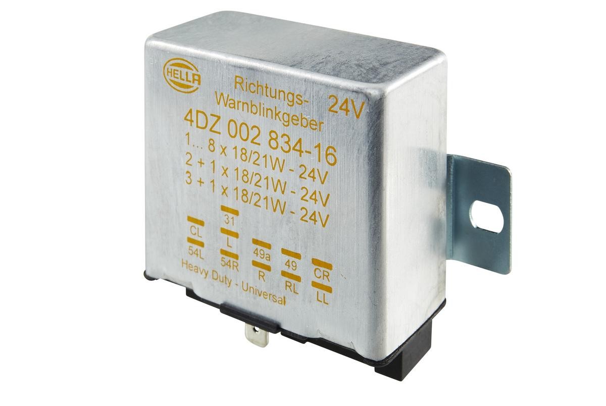 HELLA Hazard Lights Relay Article number: 4DZ 002 834-162 cheaply