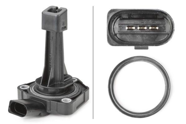 HELLA Sensor, engine oil level Article number: 6PR 009 629-011 cheaply
