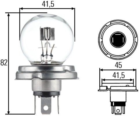HELLA Headlight bulb Article number: 8GD 002 088-251 cheaply