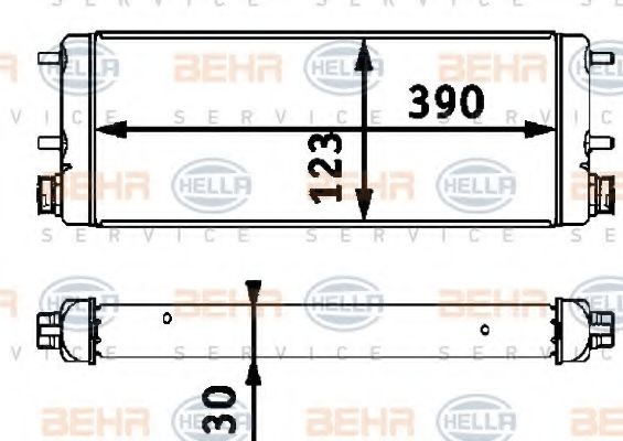 HELLA Radiatore olio motore Numero articolo: 8MO 376 725-241 poco costoso