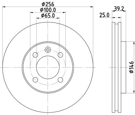 HELLA Engine oil cooler Article number: 8MO 376 726-191 cheaply