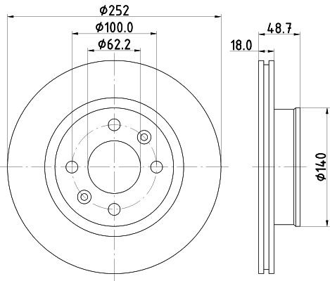 HELLA Radiatore olio motore Numero articolo: 8MO 376 733-421 poco costoso