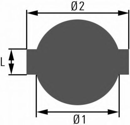 HELLA Fuel cap Article number: 8XY 005 067-001 cheaply