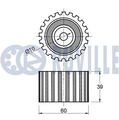 RUVILLE Kit lanț de distribuție număr articol: 3484006S ieftin