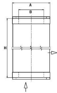 MANN-FILTER Filter, arbejdshydraulik Varenummer: HD 76 billige