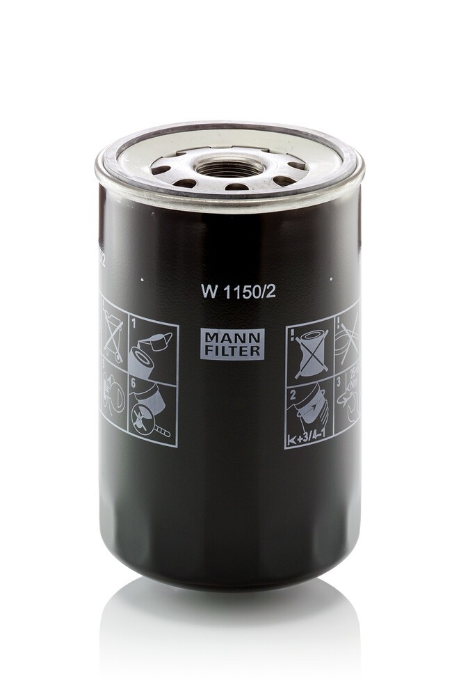 MANN-FILTER Filter, Arbeitshydraulik Artikelnummer: W 1150/2 günstig
