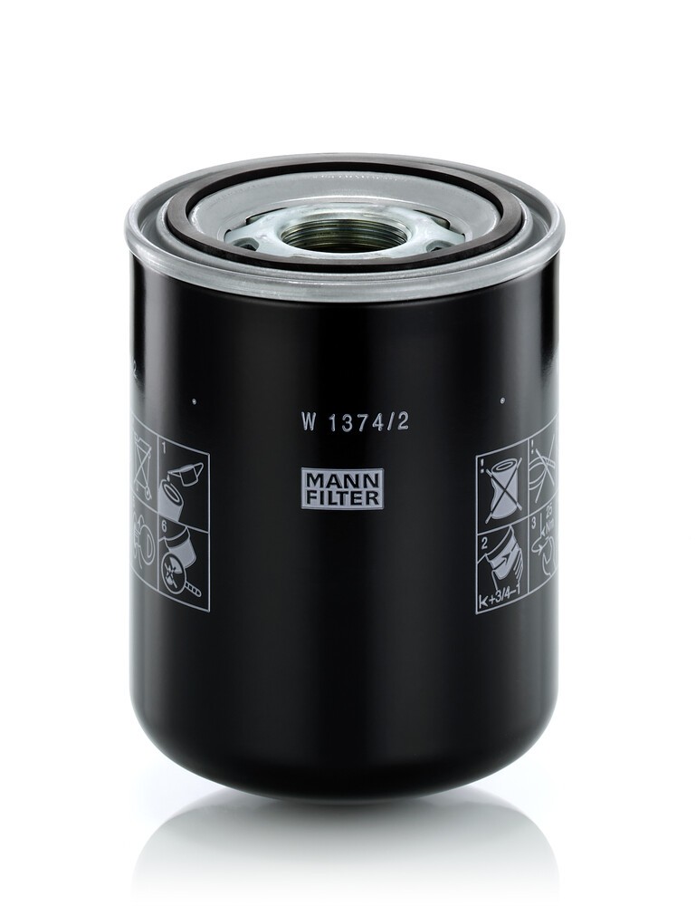 MANN-FILTER Filtras, hidraulinė sistema prekės numeris: W 1374/2 nebrangu