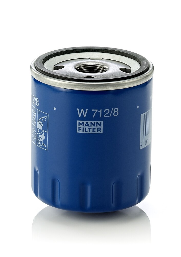 MANN-FILTER Filtro de aceite Número de artículo: W 712/8 a buen precio