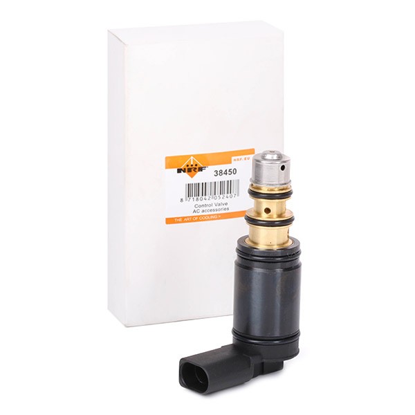 NRF 38450 Βαλβίδα ρύθμισης, συμπιεστής PASSAT 2.0 TDI 110 PS Πετρέλαιο 2010