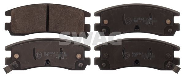 SWAG Brake pad set Article number: 40 11 6154 cheaply